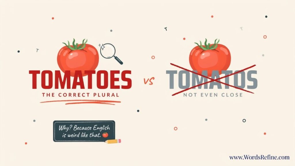 Tomatoes vs Tomatos Which one Is Correct?