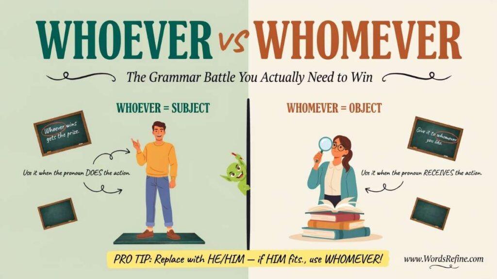 Whoever vs Whomever How to Use Each Word Correctly