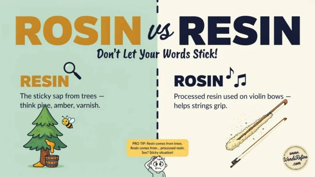 Rosin vs Resin Which One Is Correct and What’s the Difference?