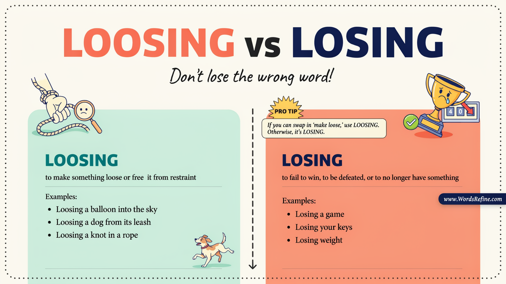 Losing My Mind vs Loosing My Mind