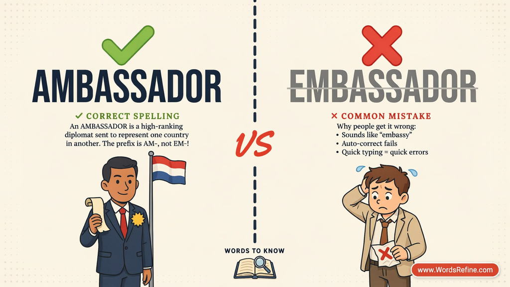 Ambassador vs Embassador Side-by-Side Comparison