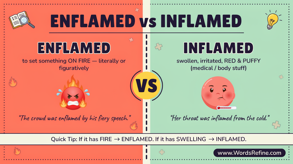 Is Inflamed a Word?