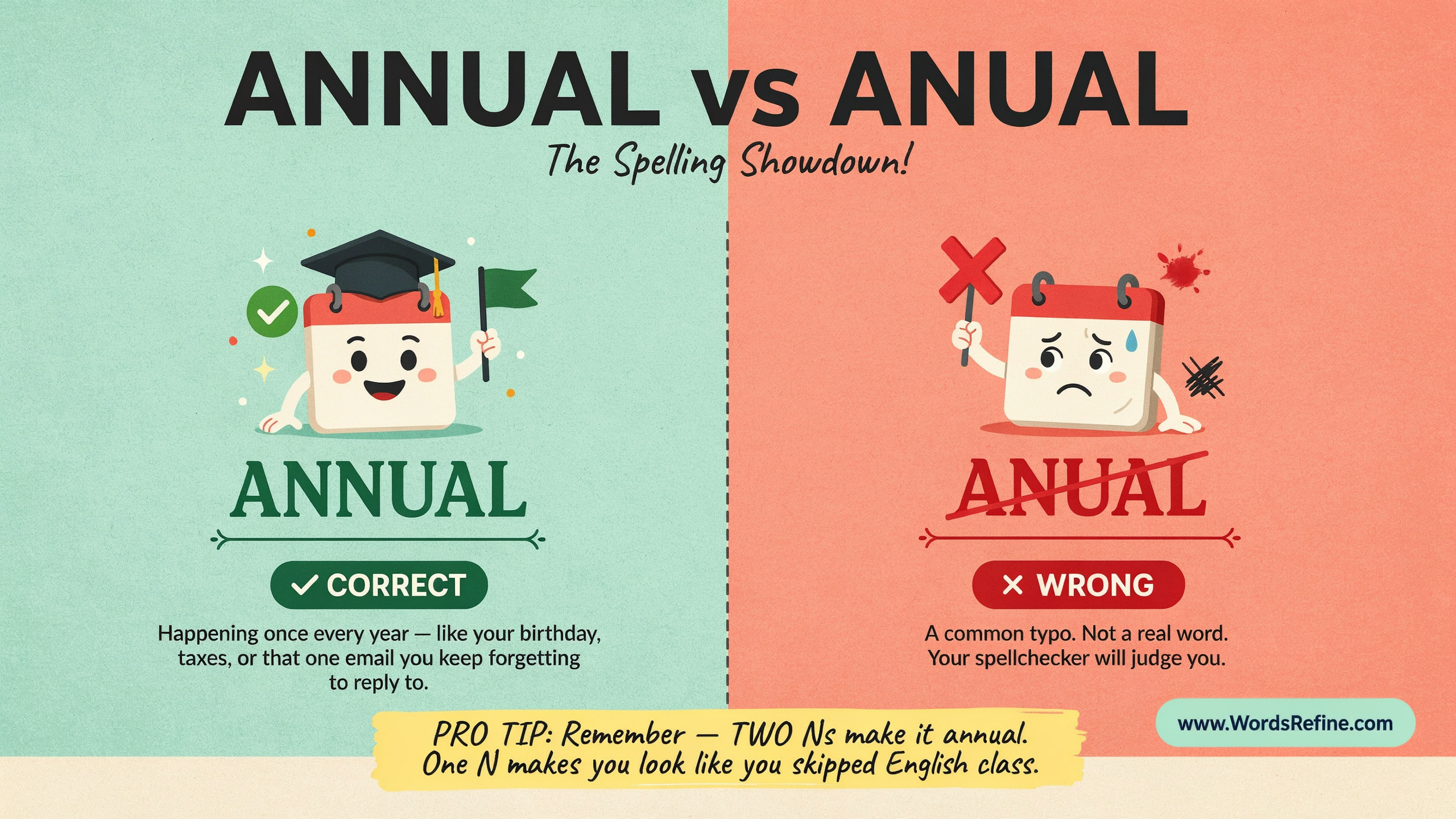 Annual vs Yearly