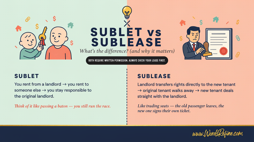 Lease vs Sublease What Is the Difference?