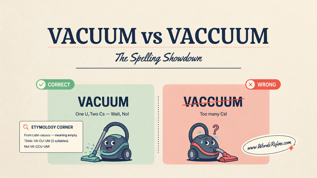 Is Vaccum a Word?