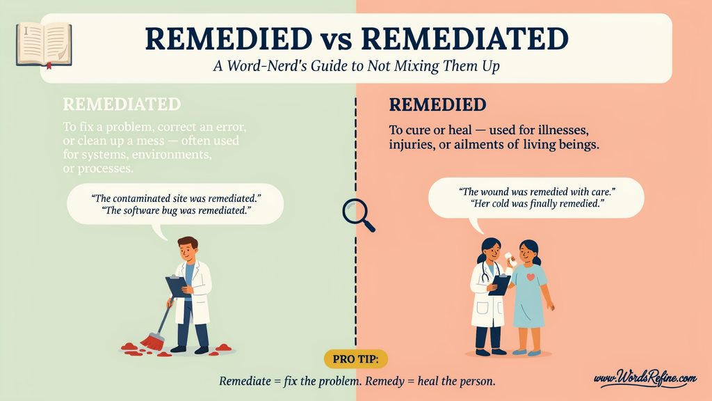When to Use Remedied