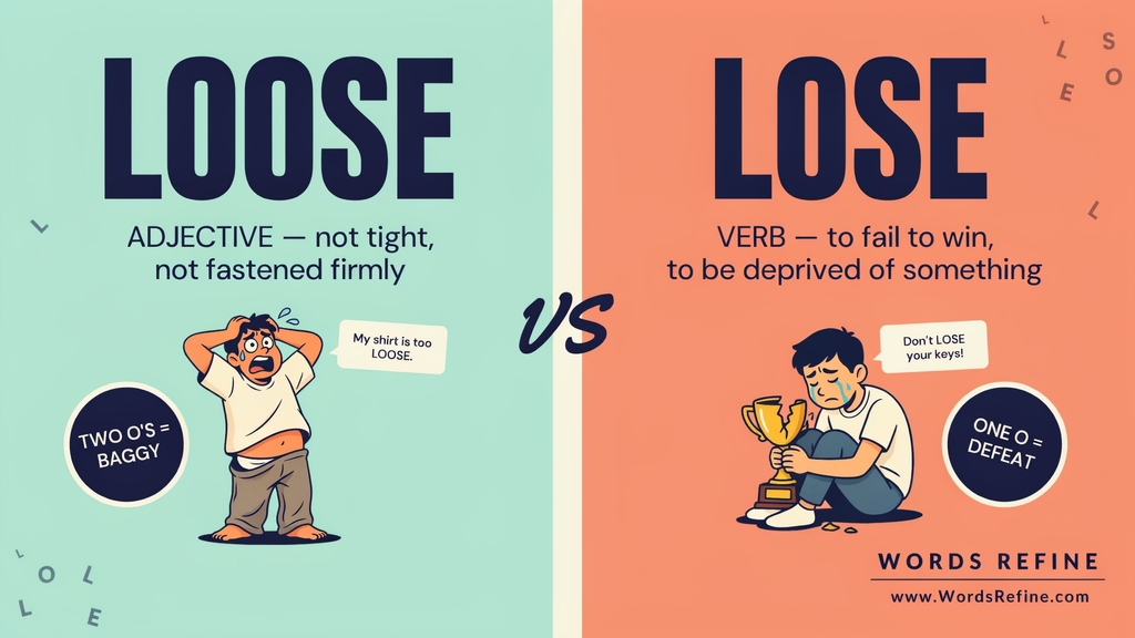 Loose, Lose, and Loosen