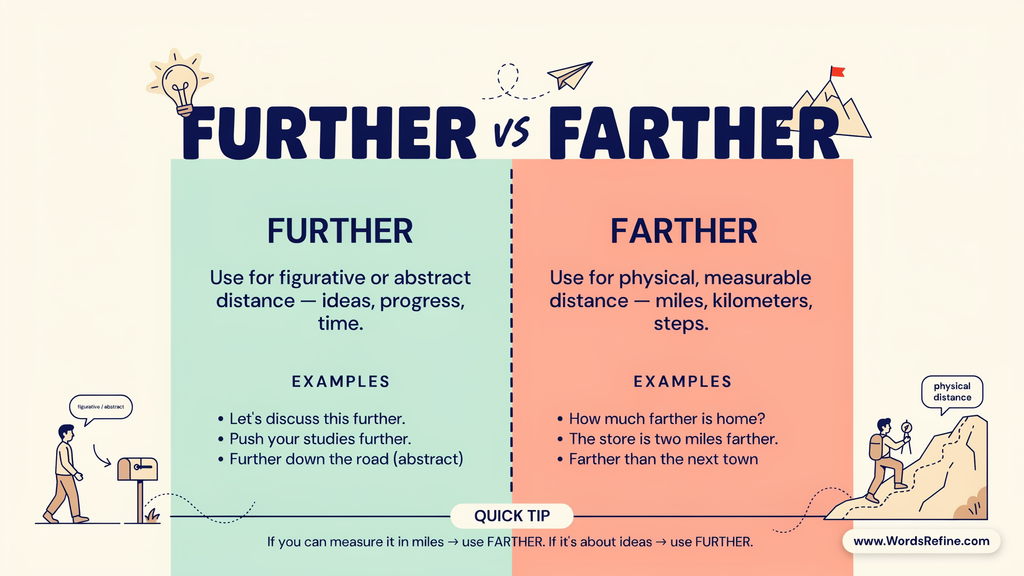 Further vs Farther for Figurative Distance?