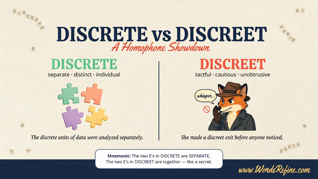 Discrete vs  Discreet Packaging?