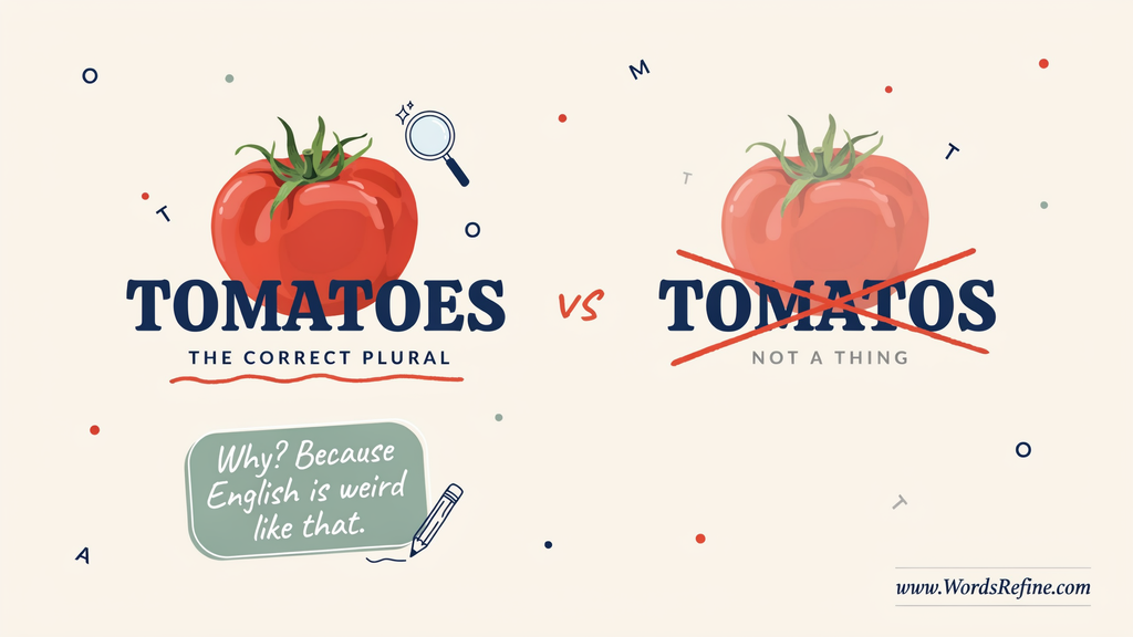 Tomatoes in British and American English
