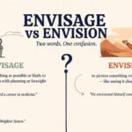 Envisage vs Envision Meaning Differences Examples ?