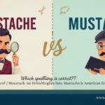 Moustache vs Mustache Meaning Spelling and Usage ?