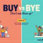 Buy vs Bye Meaning Differences Examples ?