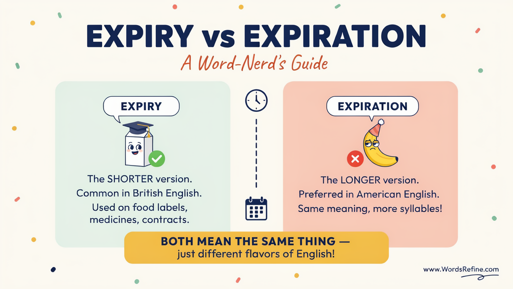 Expiry vs Expiration on Medicines