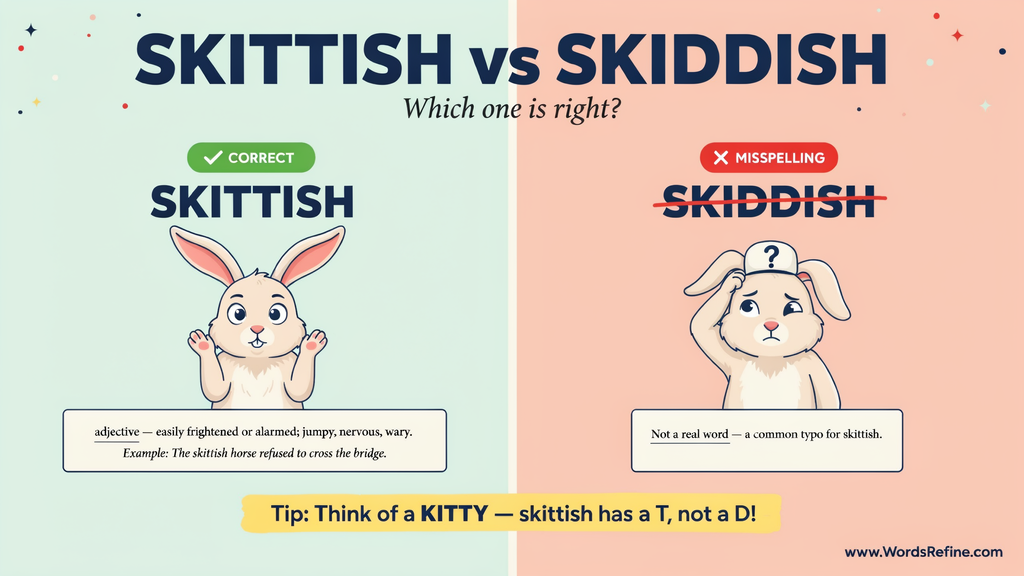 How to Use Skittish Correctly in a Sentence