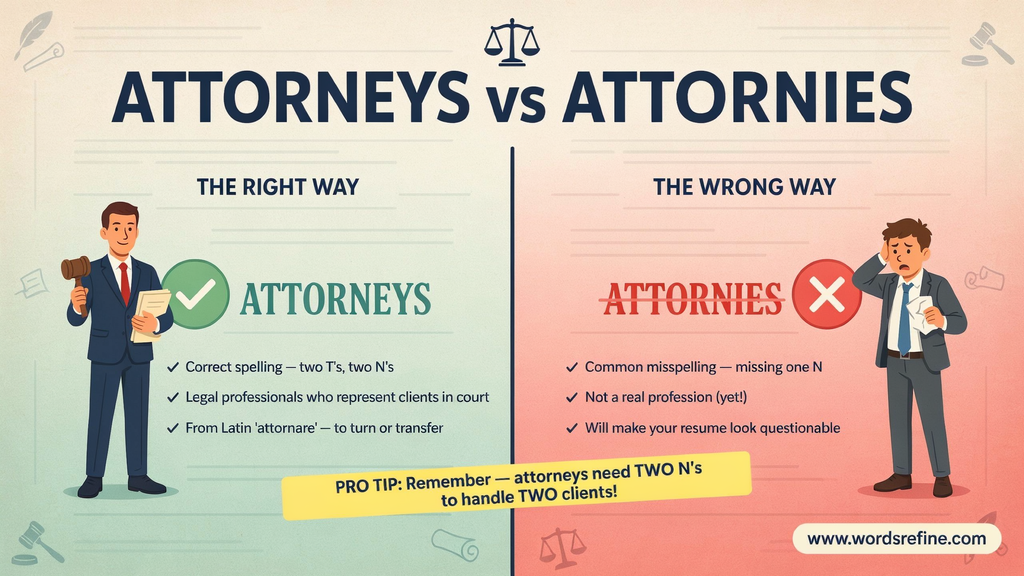 Common Mistakes With Attorneys vs Attornies