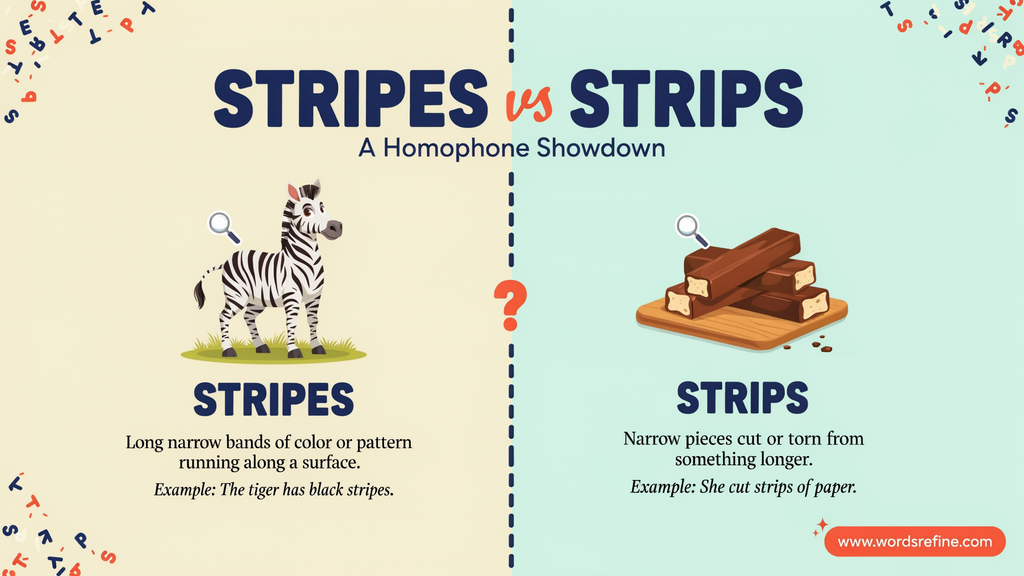 Stripes vs Strips in Practical Writing
