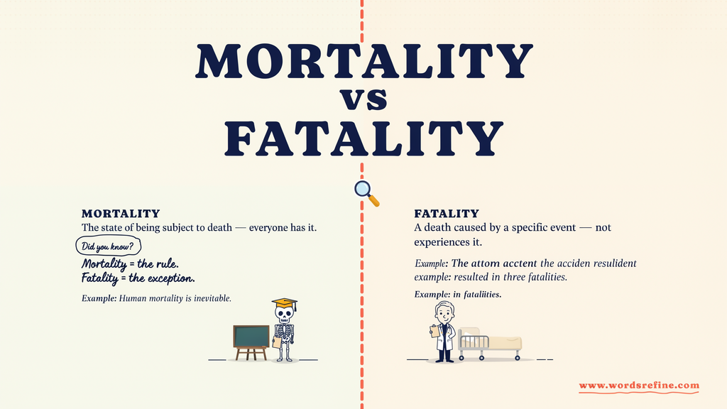 Common Mistakes With Mortality vs Fatality